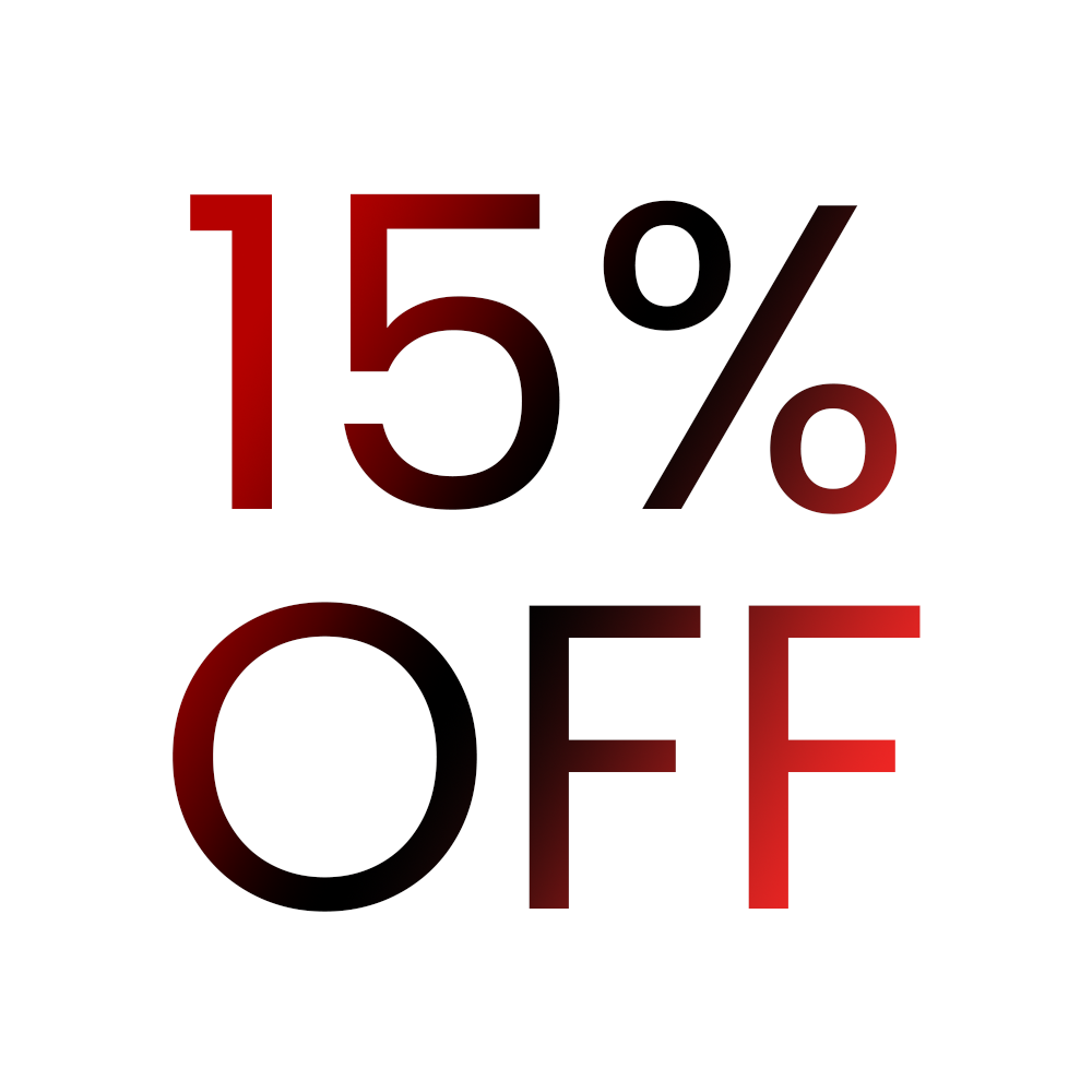 15% OFF