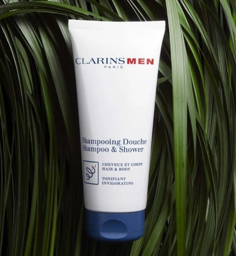 CLARINSMEN SHAMPOO + SHOWER - GENTLE 2-IN-1 SHAMPOO + BODY WASH FOR MEN