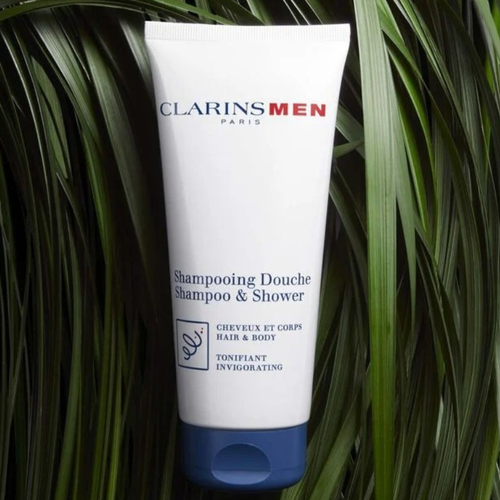 CLARINSMEN SHAMPOO + SHOWER - GENTLE 2-IN-1 SHAMPOO + BODY WASH FOR MEN