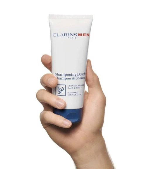 CLARINSMEN SHAMPOO + SHOWER - GENTLE 2-IN-1 SHAMPOO + BODY WASH FOR MEN