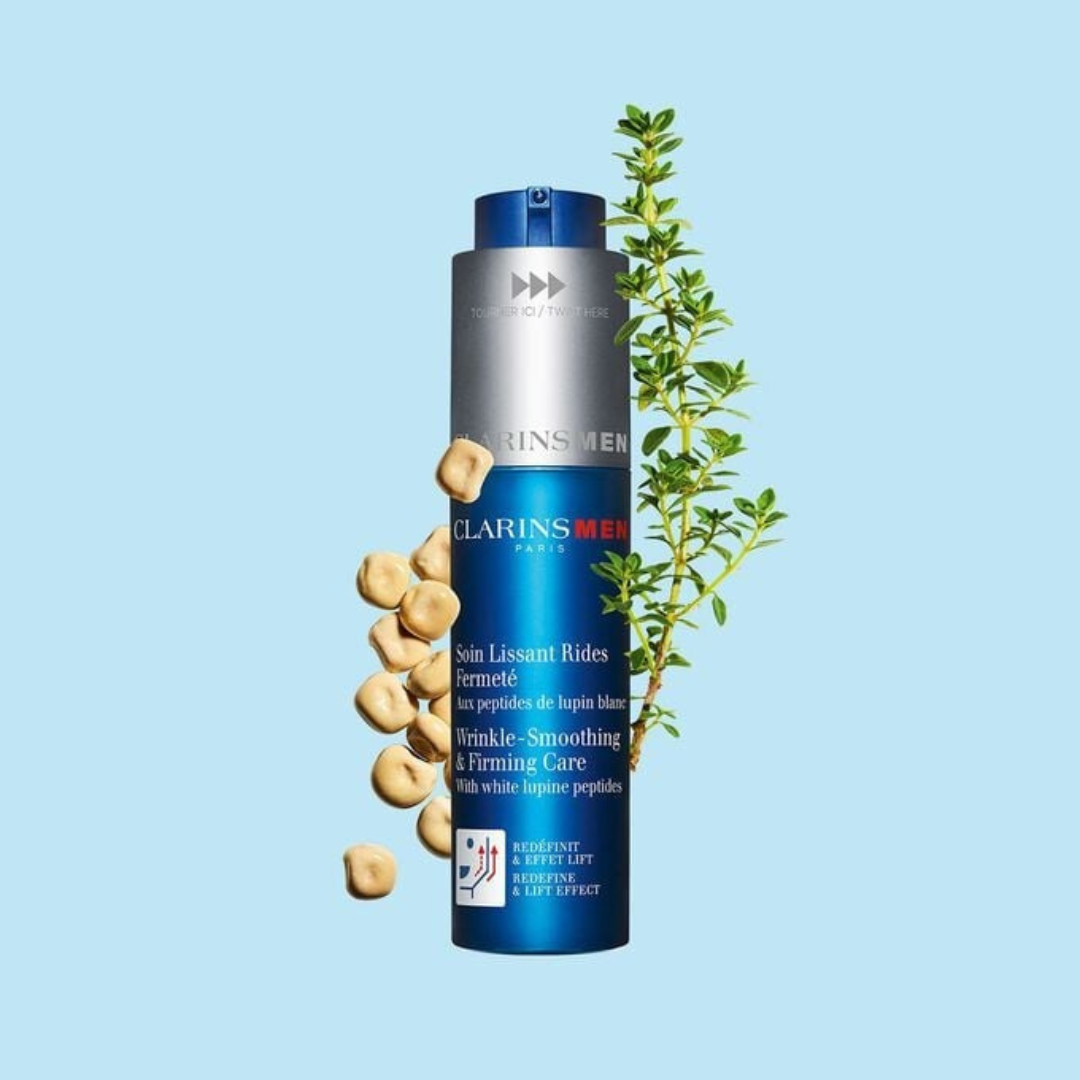 CLARINS MEN WRINKLE SMOOTHING + FIRMING ANTI AGING FACE MOISTURIZER