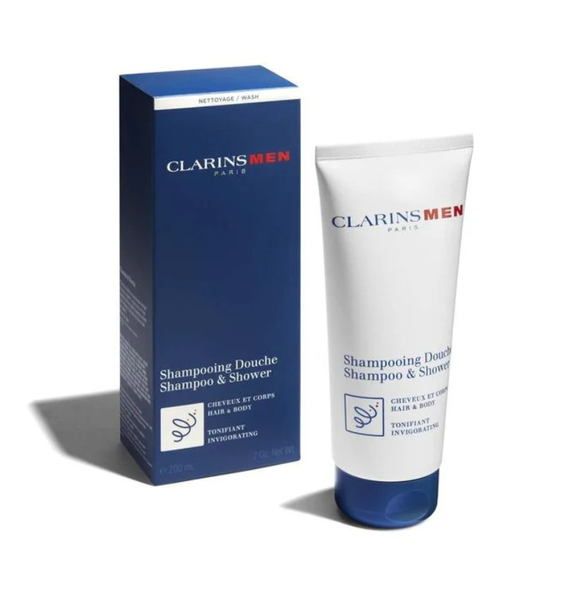 CLARINSMEN SHAMPOO + SHOWER - GENTLE 2-IN-1 SHAMPOO + BODY WASH FOR MEN