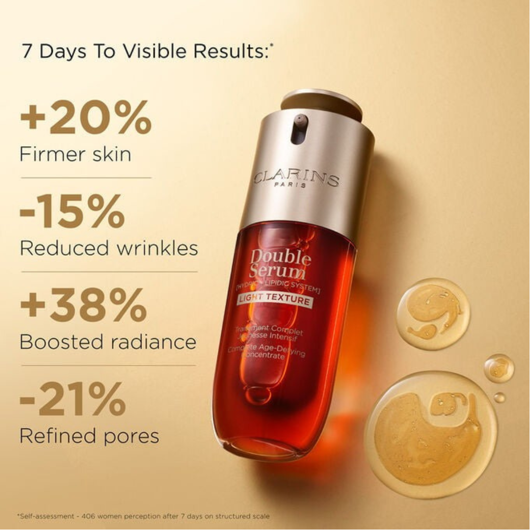 DOUBLE SERUM® LIGHT TEXTURE - FIRMING + SMOOTHING ANTI-AGING CONCENTRATE