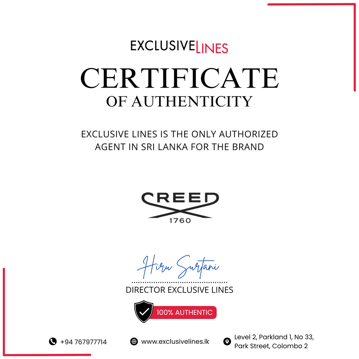 CREED ACQUA FIORENTINA EDP