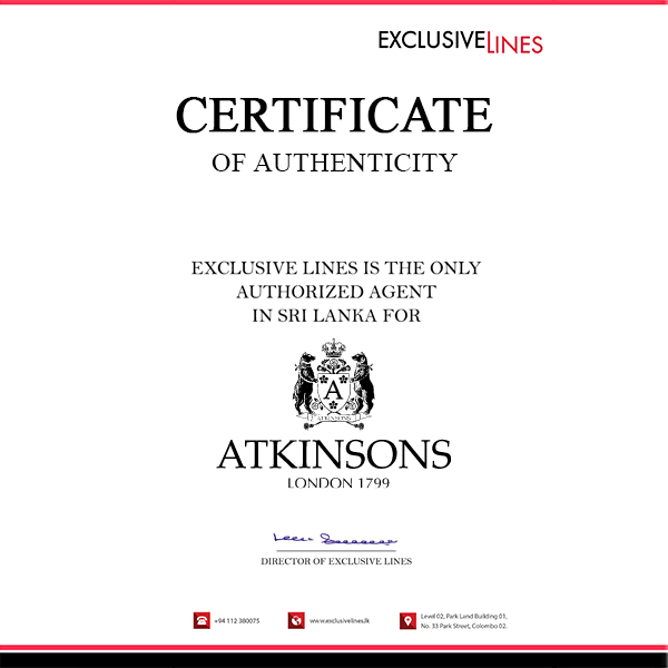atkinsons certificate
